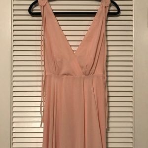 Lulu’s Blush Bridesmaid Dress Size Small
